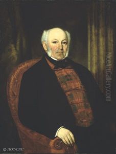 Portrait ofAllan MacNab(1798-1862) by Theophile Hamel