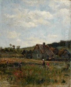 Mother and Daughter in the Field