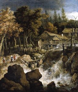 Scandinavian Wooded Landscape by Allaert van Everdingen