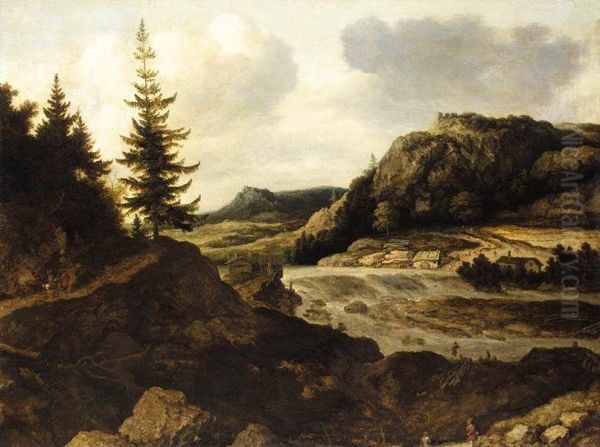 Mountainous River Landscape - view 1