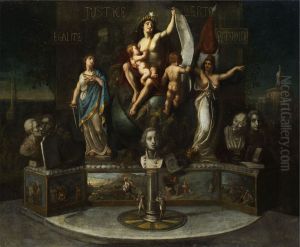 Allegorie auf die Werte der Verfassung nach der Franzosischen Revolution by unknown
