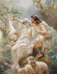 Allegorical scene by Konstantin Makovsky