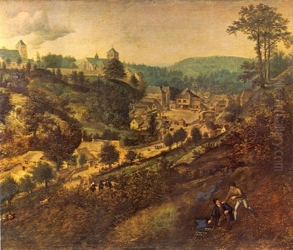 The Burtscheider valley near Aachen - view 1