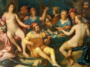 Allegory of the Arts and Sciences by Cornelis van Haarlem