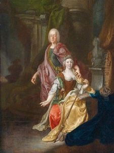Allegorical portrait of Maria Theresa and Emperor Francis I