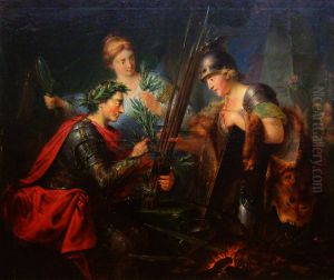 Allegory of Frederick the Great as Founder of the Alliance of German Princes 1785 by Bernhard Rode