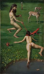 Allegory of modern day Adam and Eve and the epic of Gilgamesh by unknown