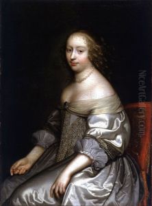 Portrait of Marie Jeanne Baptiste of Savoy by Henri and Charles Beaubrun