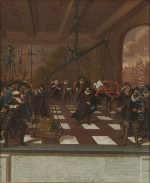 Allegorie auf eine gerechte Entscheidung der Ratsherren. - view 1