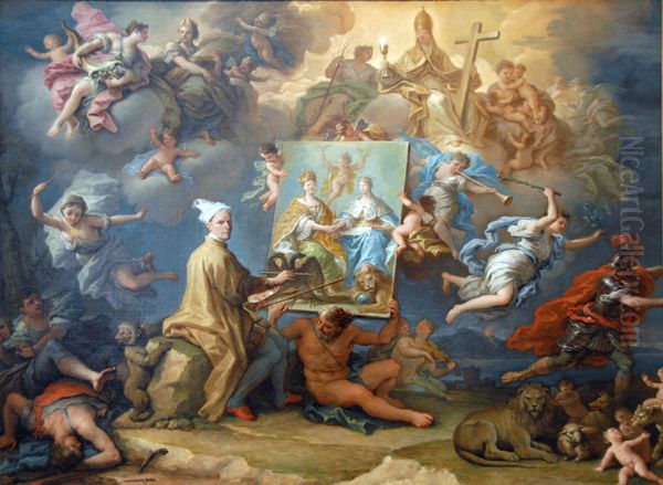 Allegory of the Peace of 1714 (Treaty of Utrecht) - view 1