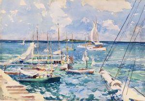 The Waterfront by Frank Weston Benson