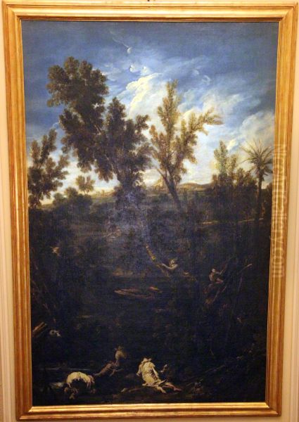 landscape with anchorites - view 1