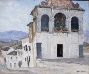 Spagna, casa alla Vergine by Henri Villain