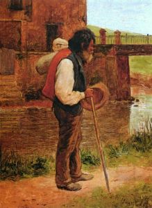 Beggar on Tabatinguera street by Jose Ferraz De Almeida Junior