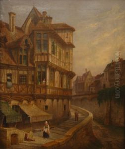 Houses over the brook