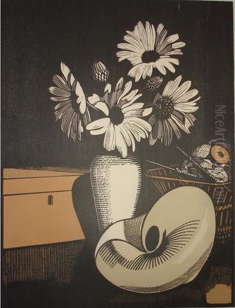 Nature Morte Au Vase Et Au Coquillage - view 1