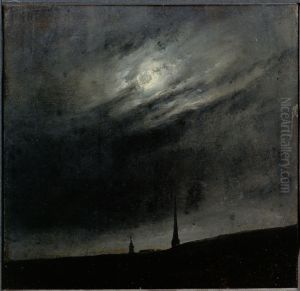 Moon night over Dresden