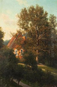Anglican Church in Marianske Lazne by Alois Kirnig