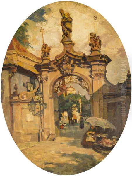The Gate of Strahov Monastery - view 1