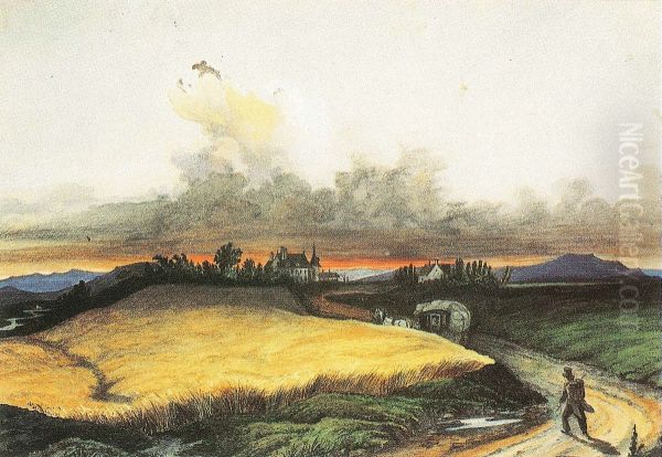 Soncni zahod - view 1