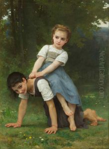 La Bourrique (The Horseback Ride) by William-Adolphe Bouguereau