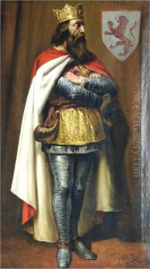 Alfonso V de Leon by Jose Maria Rodriguez De Losada