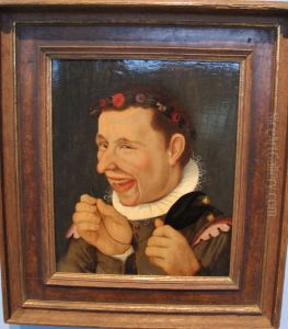 Darstellung eines Narren mit Nadel und Eselsohren by Andreas Herneisen