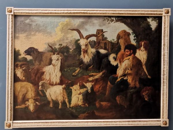 Shepherd with Goat Herd - view 1