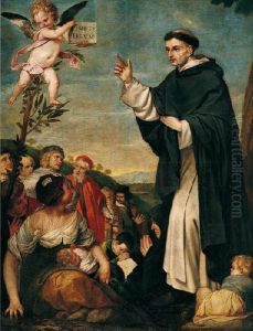 San Vicente Ferrer predicando