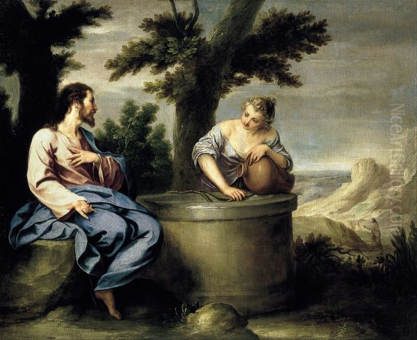 Christ and the Samaritan - view 1
