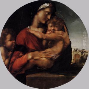 Madonna and Child with the Young St John by Alonso Berruguete