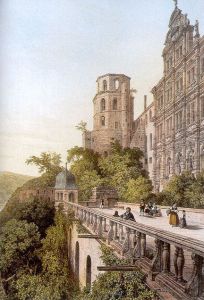 Altan Glockenturm Heidelberger Schloss by Isidore Laurent Deroy