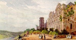 Altan Glockenturm Friedrichsbau Heidelberger Schloss Altan Glockenturm Friedrichsbau Heidelberger Schloss