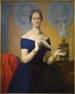 Portrait of the singer Caroline Hetzenecker