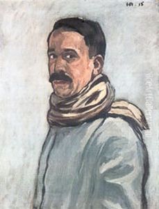 Self-portrait by Heinrich Altherr