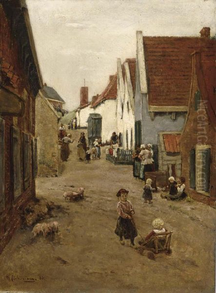 Dutch Village road / Street in Zandvoort - view 1