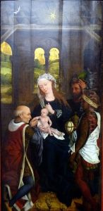 Anbetung der hl. drei Konige by Hans Pleydenwurffand workshop