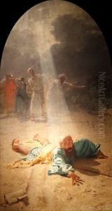 Conversione di san Paolo by Domenico Morelli