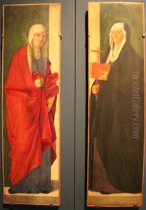 santa martire e santa chiara by Alvise Vivarini