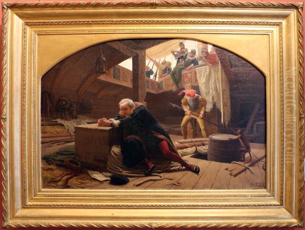 Christopher Columbus returning from the discovery of America - view 1