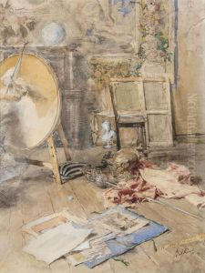 L'atelier dell'artista by Giovanni Boldini