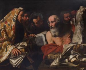 St. Jerome in Dispute with the Doctors of the Law St. Jerome in Dispute with the Doctors of the Law