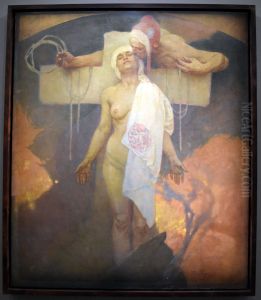 France Embraces Bohemia by Alphonse Mucha