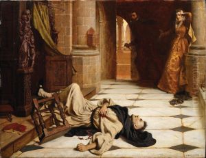 The Confessional by Edmund Leighton
