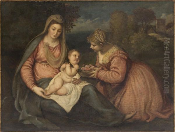 Virgin and Child, with Saint Dorothy - view 1