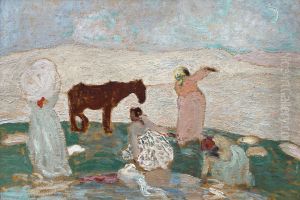 Lavanderas by Pedro Figari