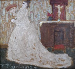 Dama antigua by Pedro Figari