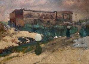 Molino de Perez by Pedro Figari