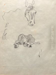 Perros y caballo