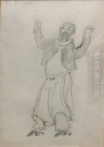 Gaucho bailando by Pedro Figari